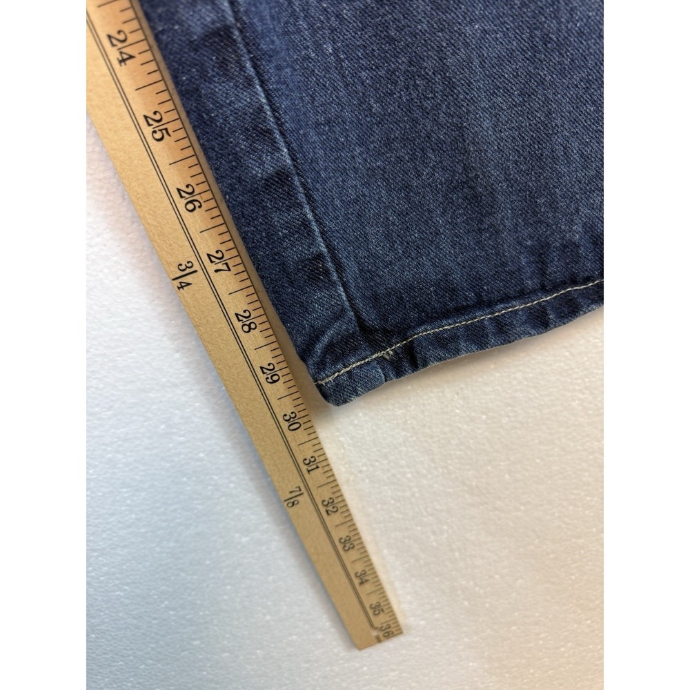 VJ Venezia Jeans Women Size 24 Blue Straight Stretch Cowgirl High Rise Western - Picture 5 of 8